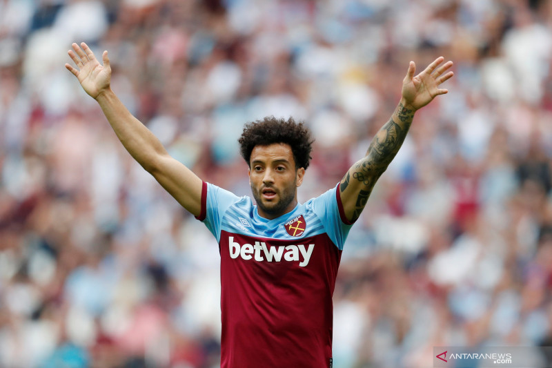 Felipe Anderson while at West Ham United